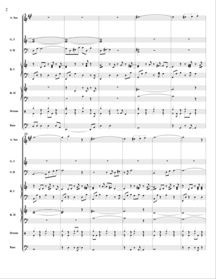 Romance de un Rey - New Age Music Classical Guitar scores gallery preview page 3