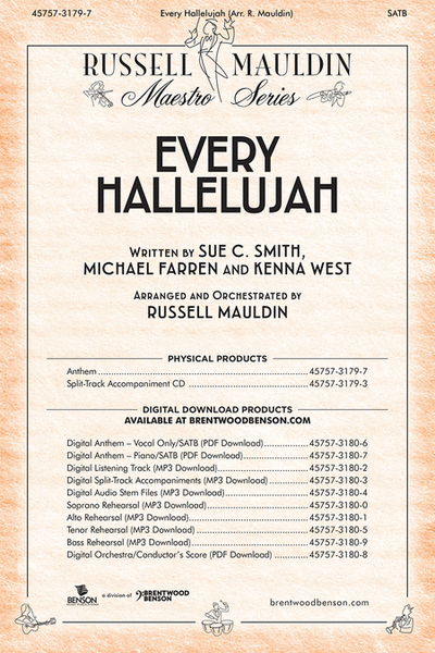 Every Hallelujah (accompaniment CD) image number null