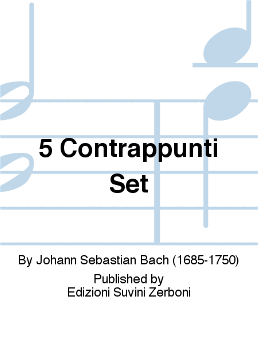 5 Contrappunti Set Classical Guitar scores gallery preview page 1