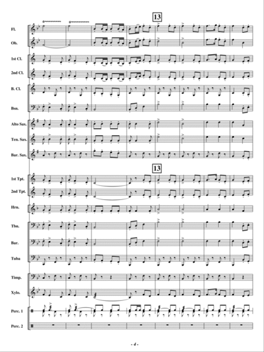 U. S. Field Artillery Concert Band scores gallery preview page 3
