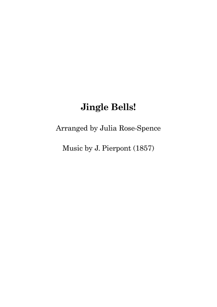 Jingle Bells (unique arrangement for intermediate piano) image number null