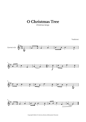 Book cover for O Christmas Tree for Easy Clarinet Solo