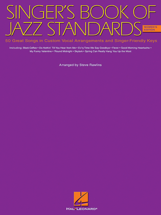 Book cover for The Singer's Book of Jazz Standards - Women's Edition