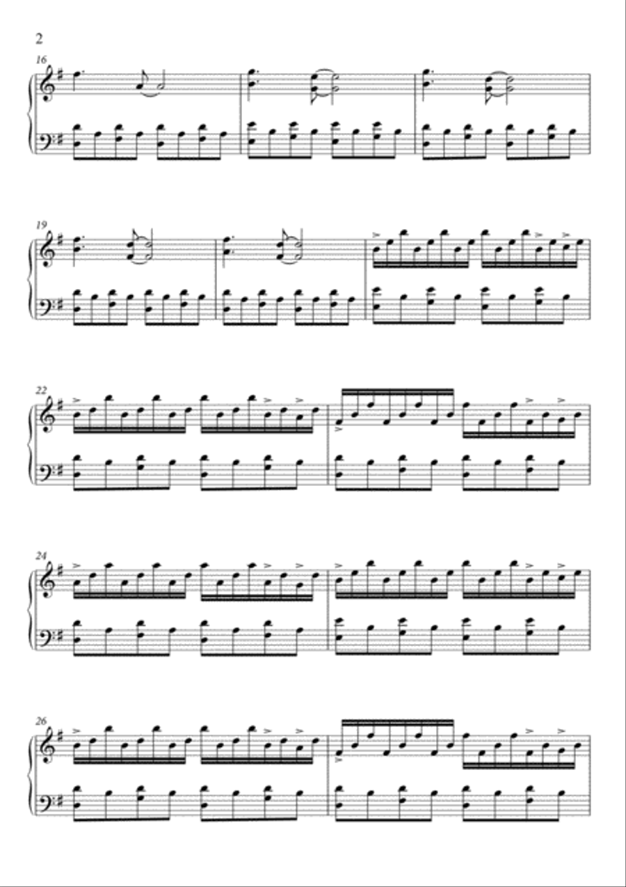 Comptine D'un Autre Été: L'après-midi Piano Solo scores gallery preview page 2