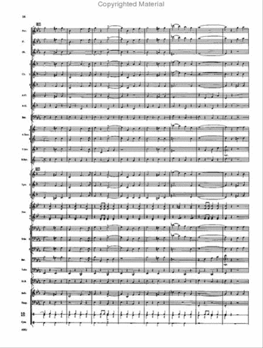 United Nations Concert Band scores gallery preview page 13