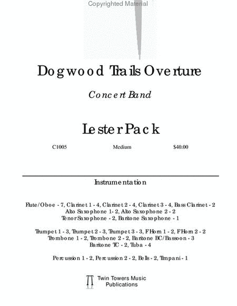Dogwood Trails Overture image number null