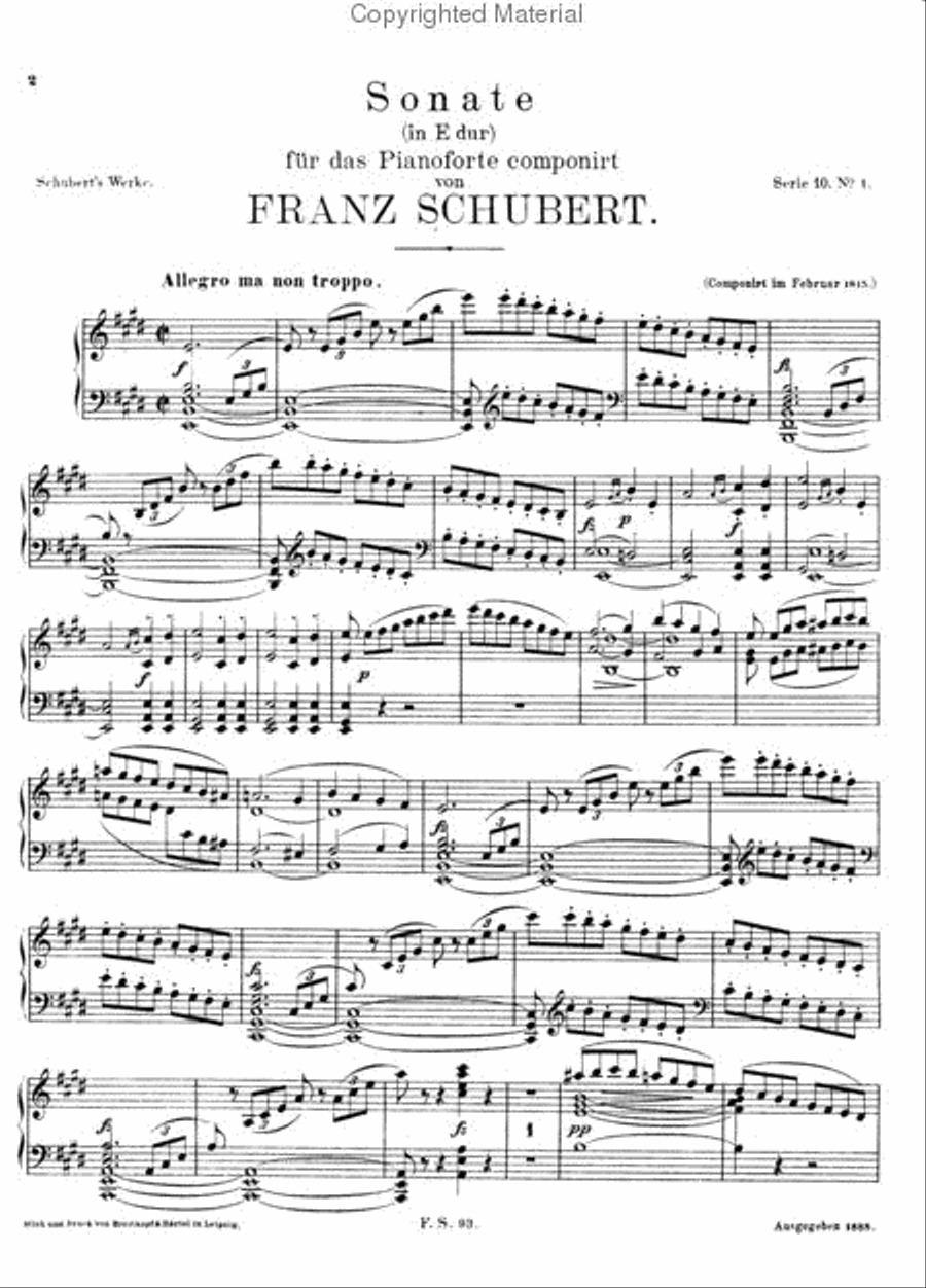 Complete Sonatas For Pianoforte Solo Piano Solo scores gallery preview page 3
