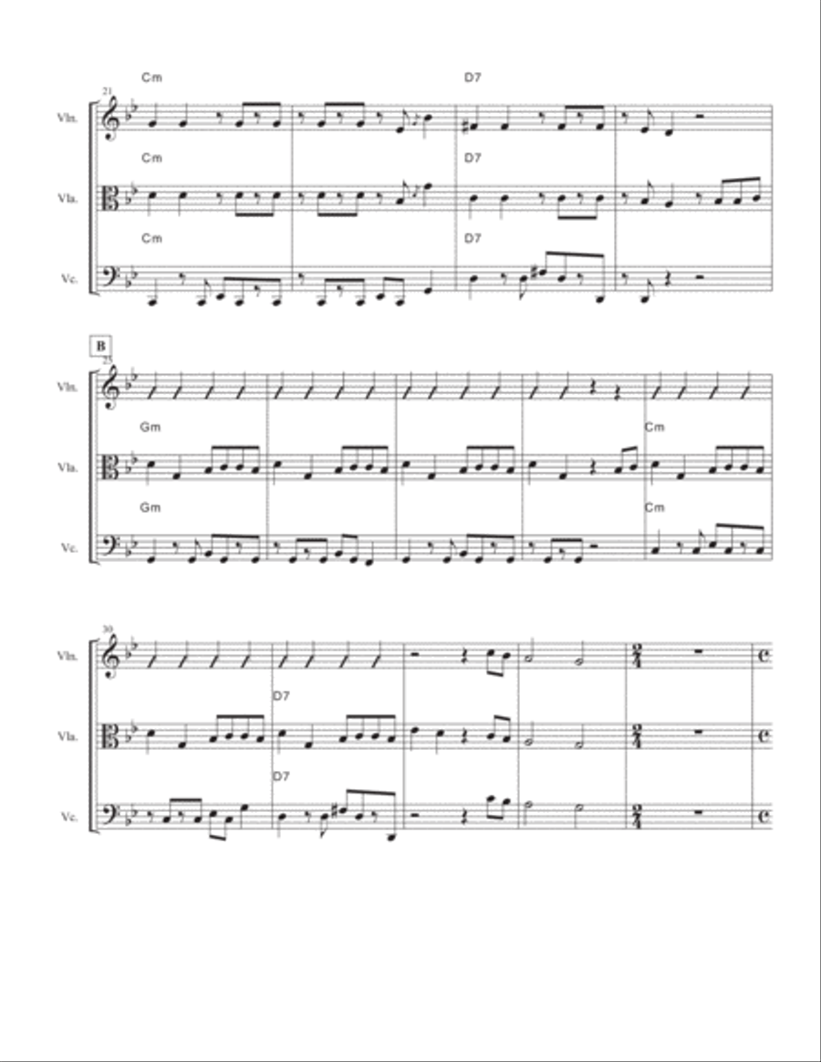 Bad Guy Bad Guy String Trio scores gallery preview page 3