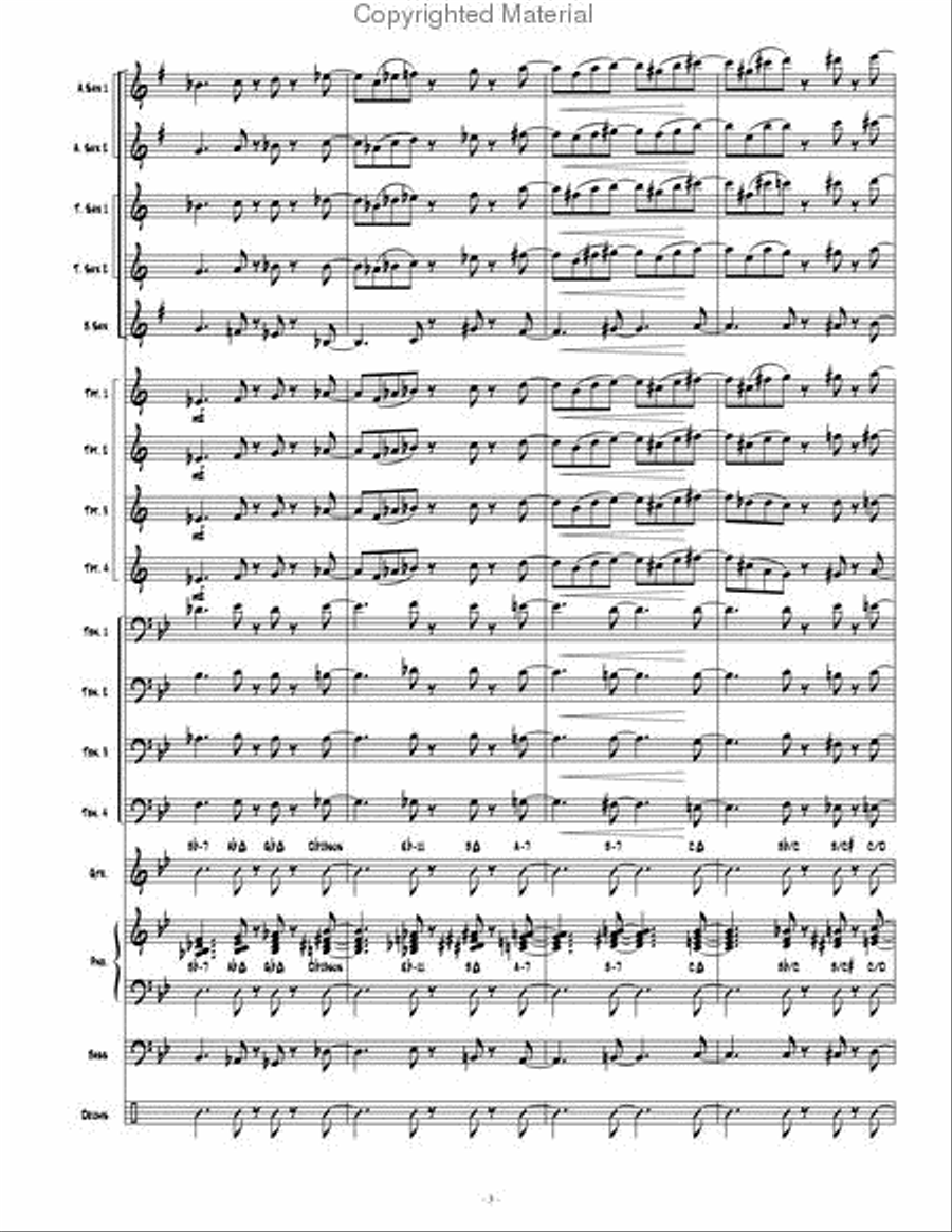 Contemporary Convergence Contemporary Convergence Jazz Ensemble scores gallery preview page 4