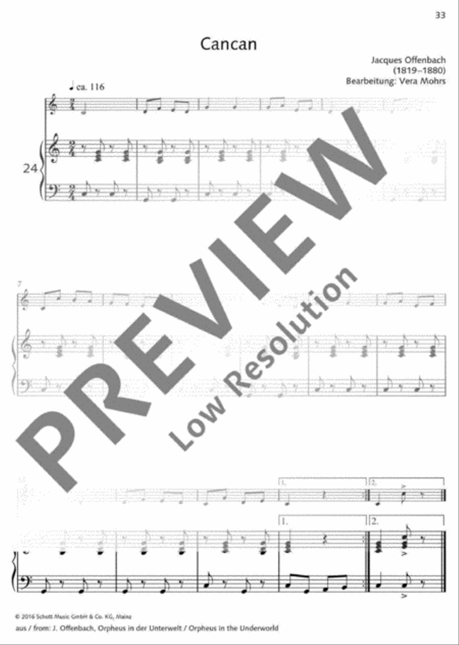 Cancan Cancan Soprano Recorder scores gallery preview page 2