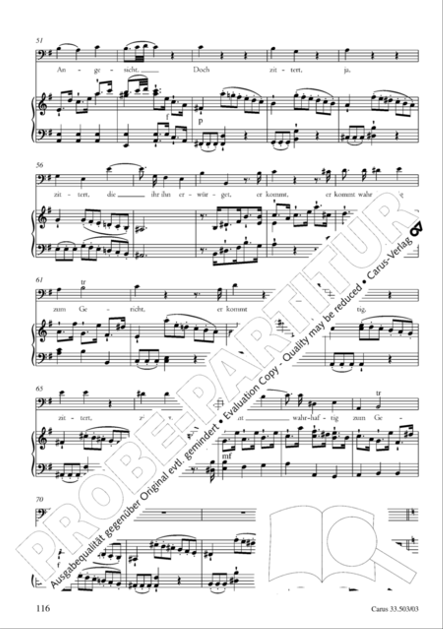Passion according to St. Matthew (Passions-Musik nach dem Evangelisten Matthaus) SSATB scores gallery preview page 117