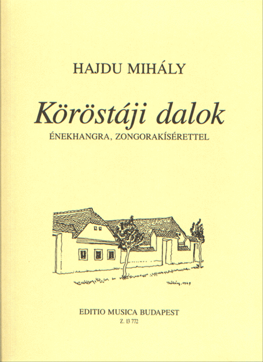 Köröstaji dalok Voice Solo scores gallery preview page 1