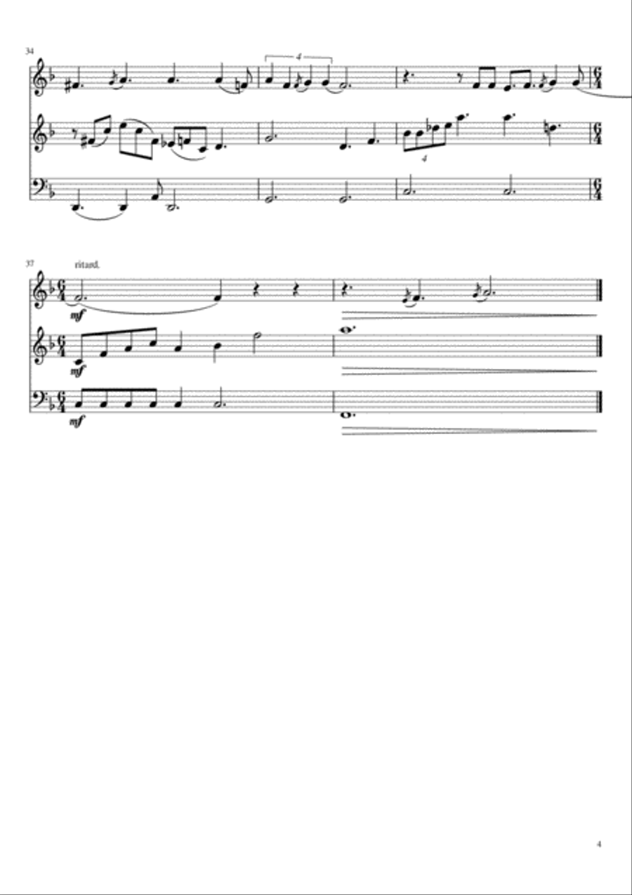 What A Wonderful World String Trio scores gallery preview page 4
