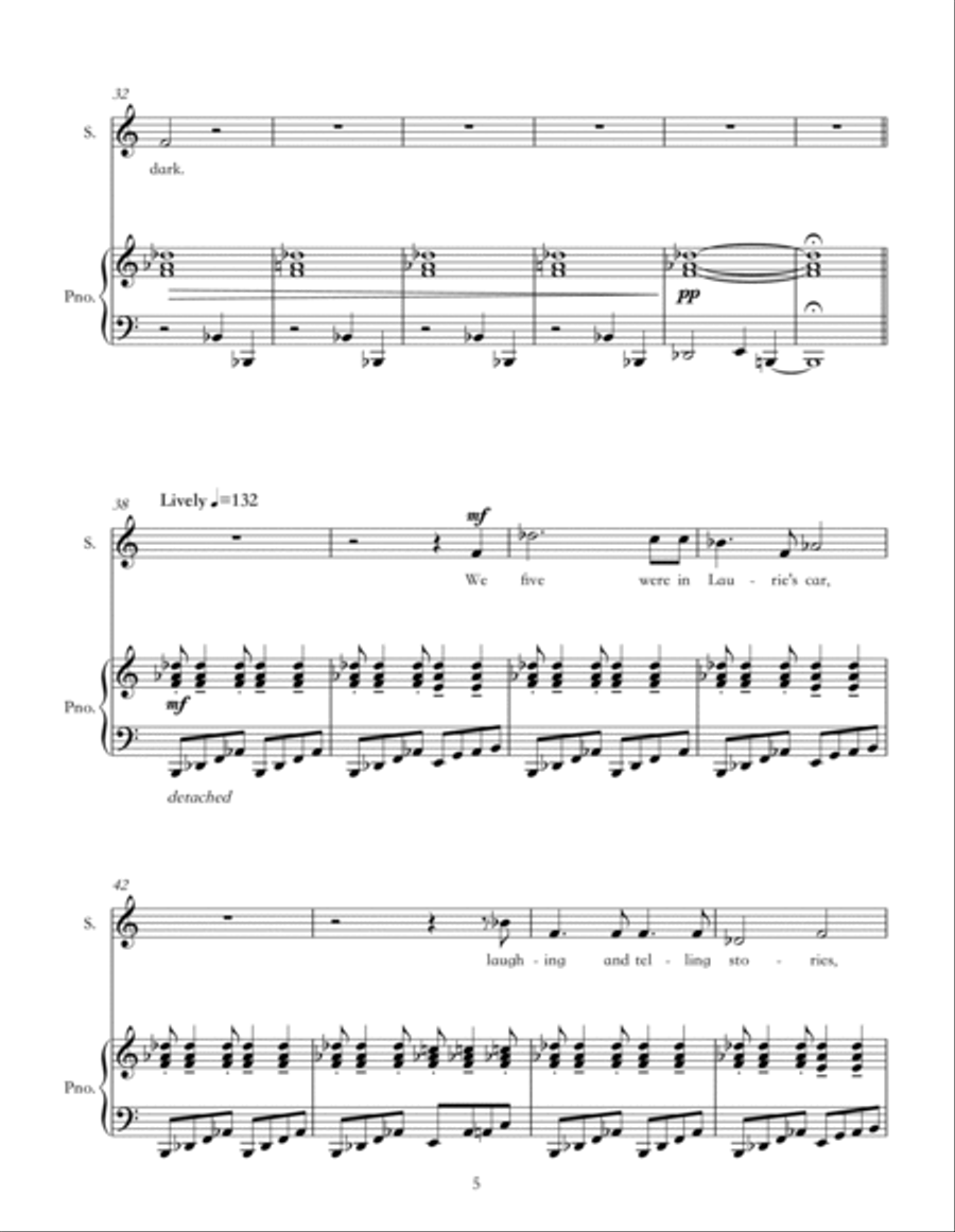 October 4th, 1967 (A Mini Opera) Soprano Voice scores gallery preview page 5