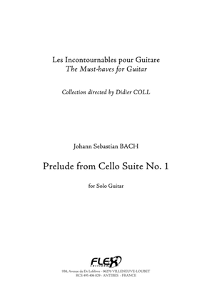Book cover for Prelude from Cello Suite No. 1