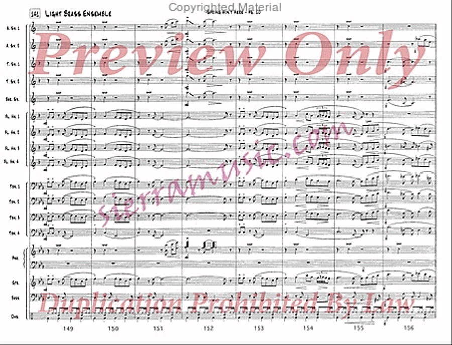 I Can't Stop Loving You Jazz Ensemble scores gallery preview page 21