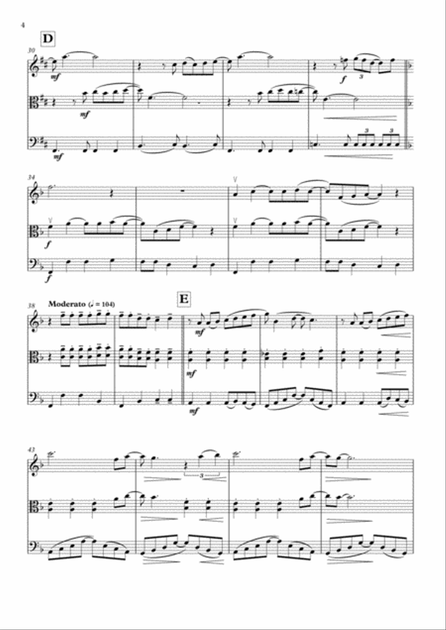 Wouldn't It Be Nice String Trio scores gallery preview page 4