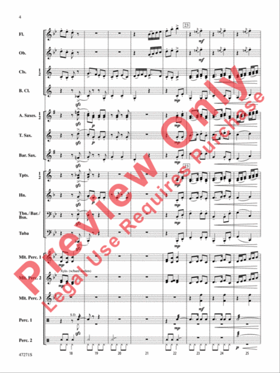 'Tis the Season 'Tis the Season Concert Band scores gallery preview page 5