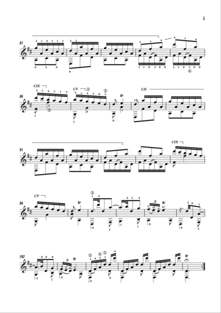 14 Sonatas Acoustic Guitar scores gallery preview page 5