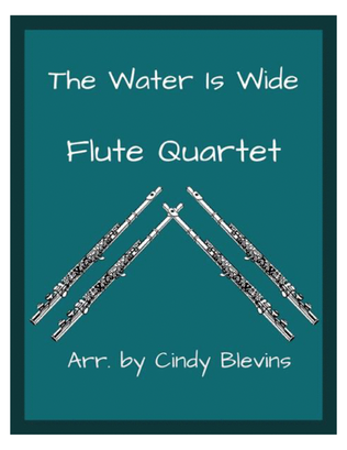 Book cover for The Water Is Wide, Flute Quartet