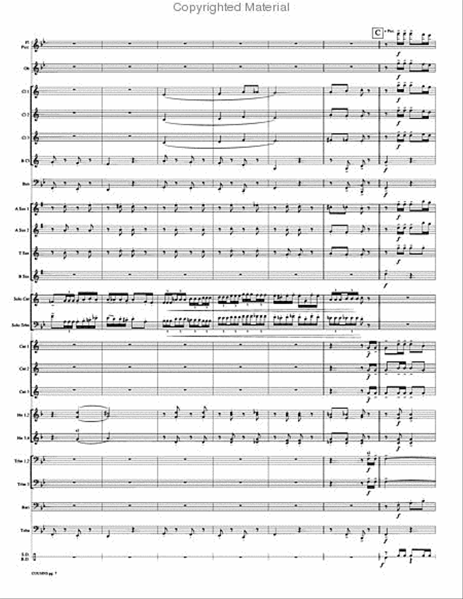 Cousins Concert Band scores gallery preview page 10