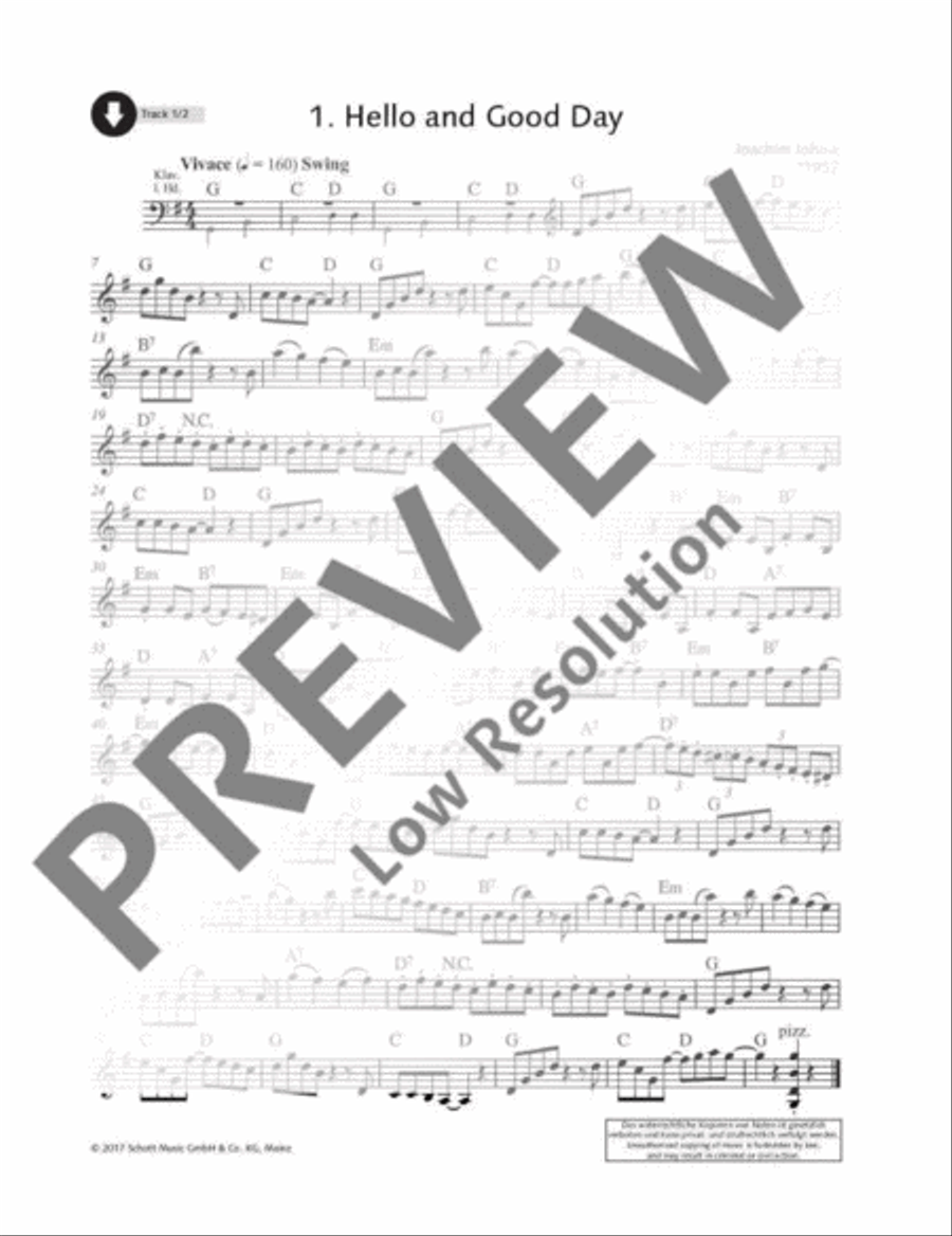 Hello and Good Day Violin Solo scores gallery preview page 8