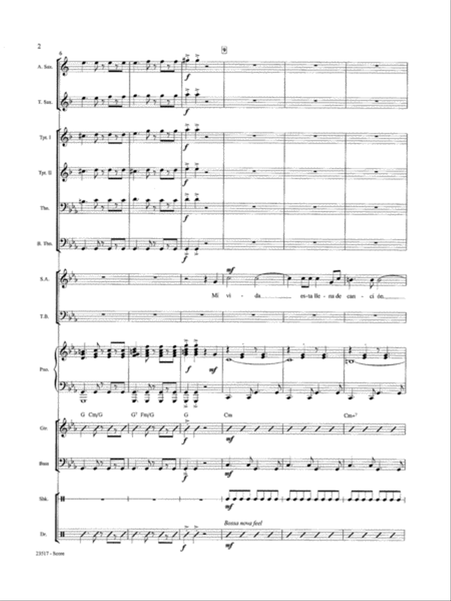 Mi Vida, Mi Canción (My Life, My Song): Score Score scores gallery preview page 2