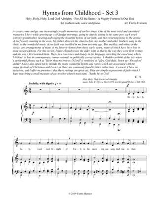 Hymns from Childhood - Set 3 (solo)