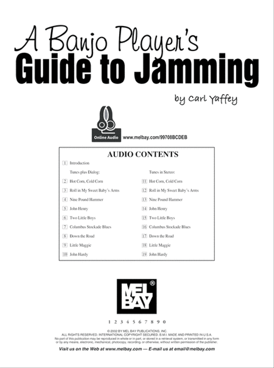 A Banjo Player's Guide to Jamming Banjo scores gallery preview page 2