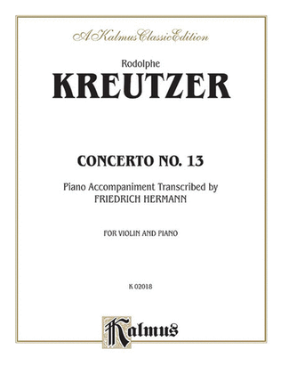 Book cover for Concerto No. 13