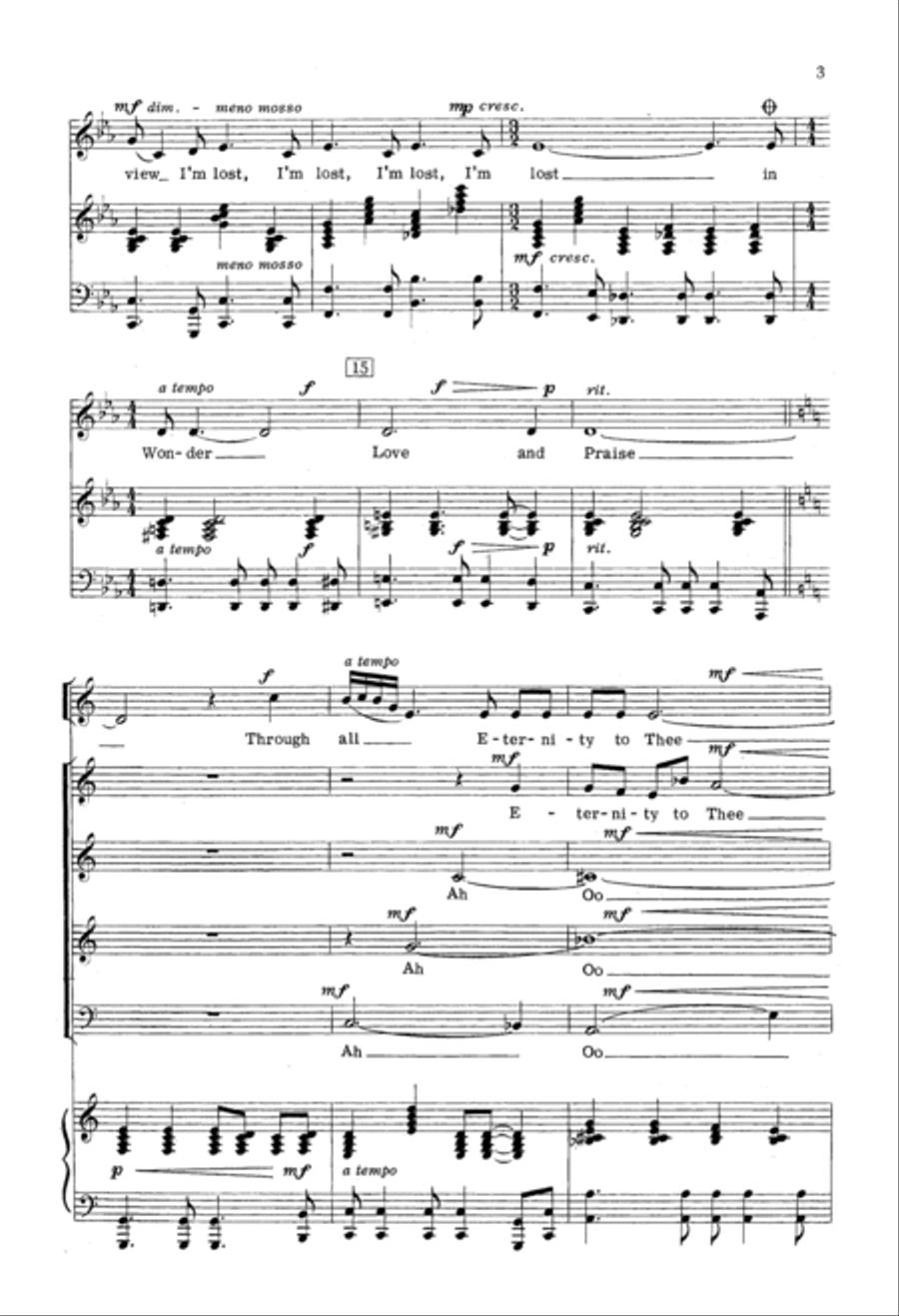 In Wonder, Love And Praise 4-Part scores gallery preview page 2