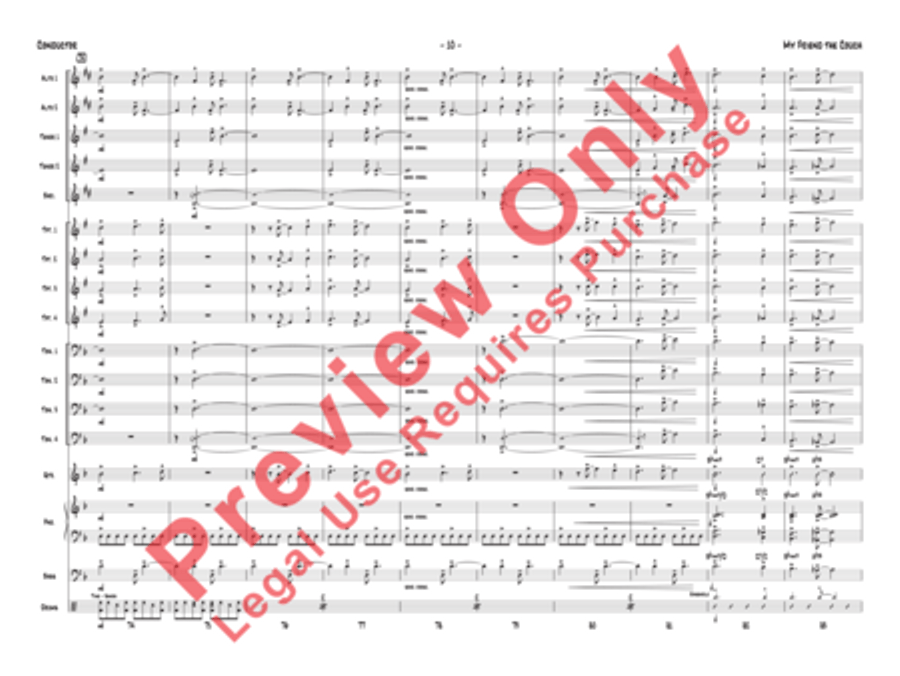 My Friend the Couch Jazz Ensemble scores gallery preview page 13