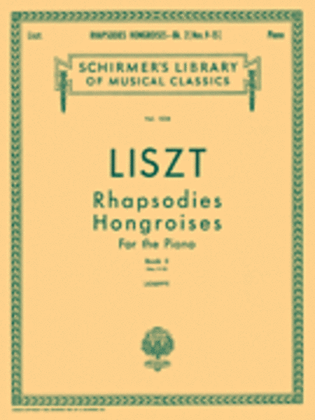 Book cover for Rhapsodies Hongroises - Book 2: Nos. 9 - 15