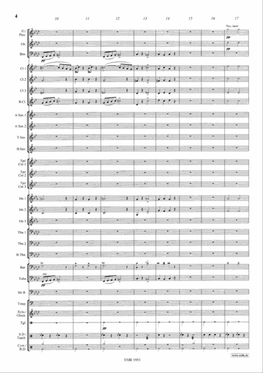 Egyptian March 4-Part scores gallery preview page 5