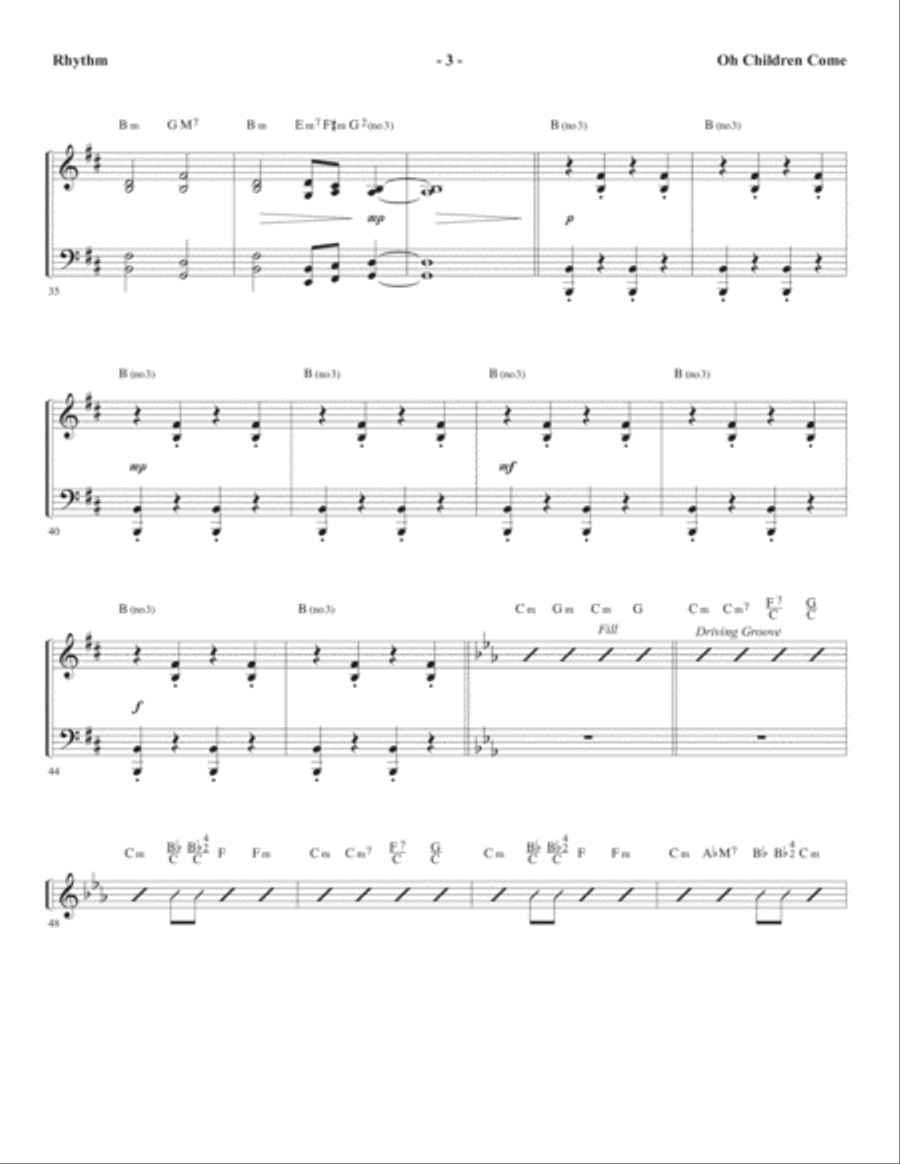 The Thrill of Hope (A New Service of Lessons and Carols) - Rhythm Choir scores gallery preview page 8