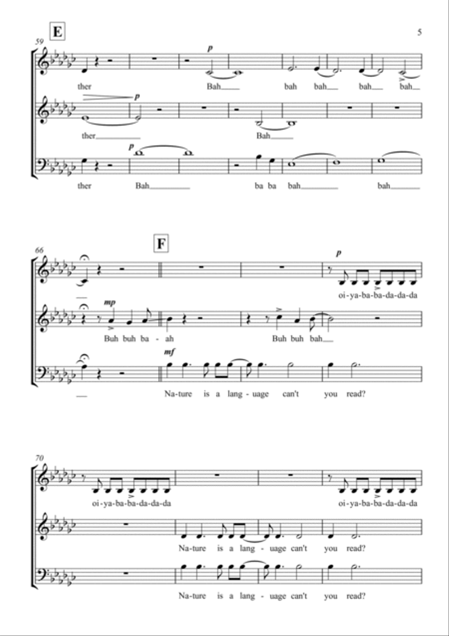 Ask Ask 3-Part scores gallery preview page 5