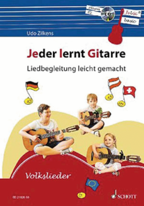 Book cover for Jeder Lernt Gitarre