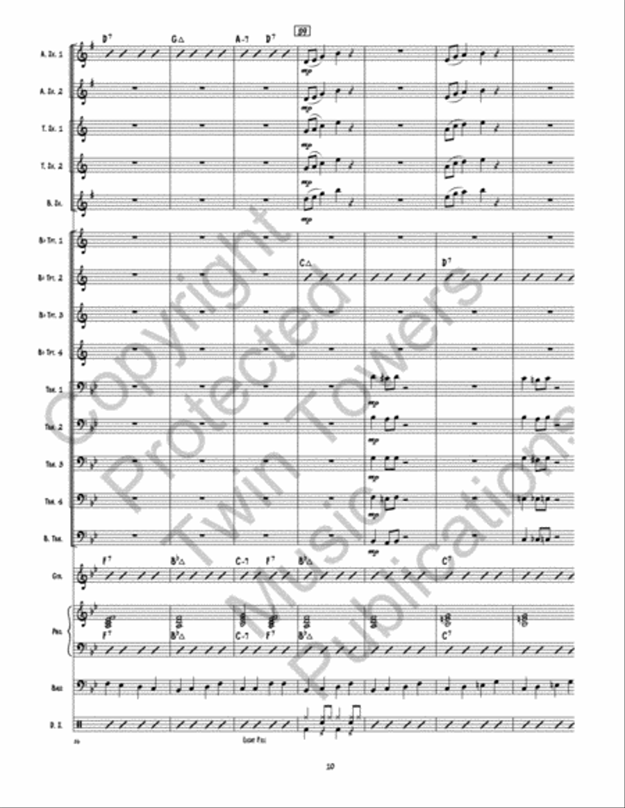 Model Train Model Train Jazz Ensemble scores gallery preview page 11