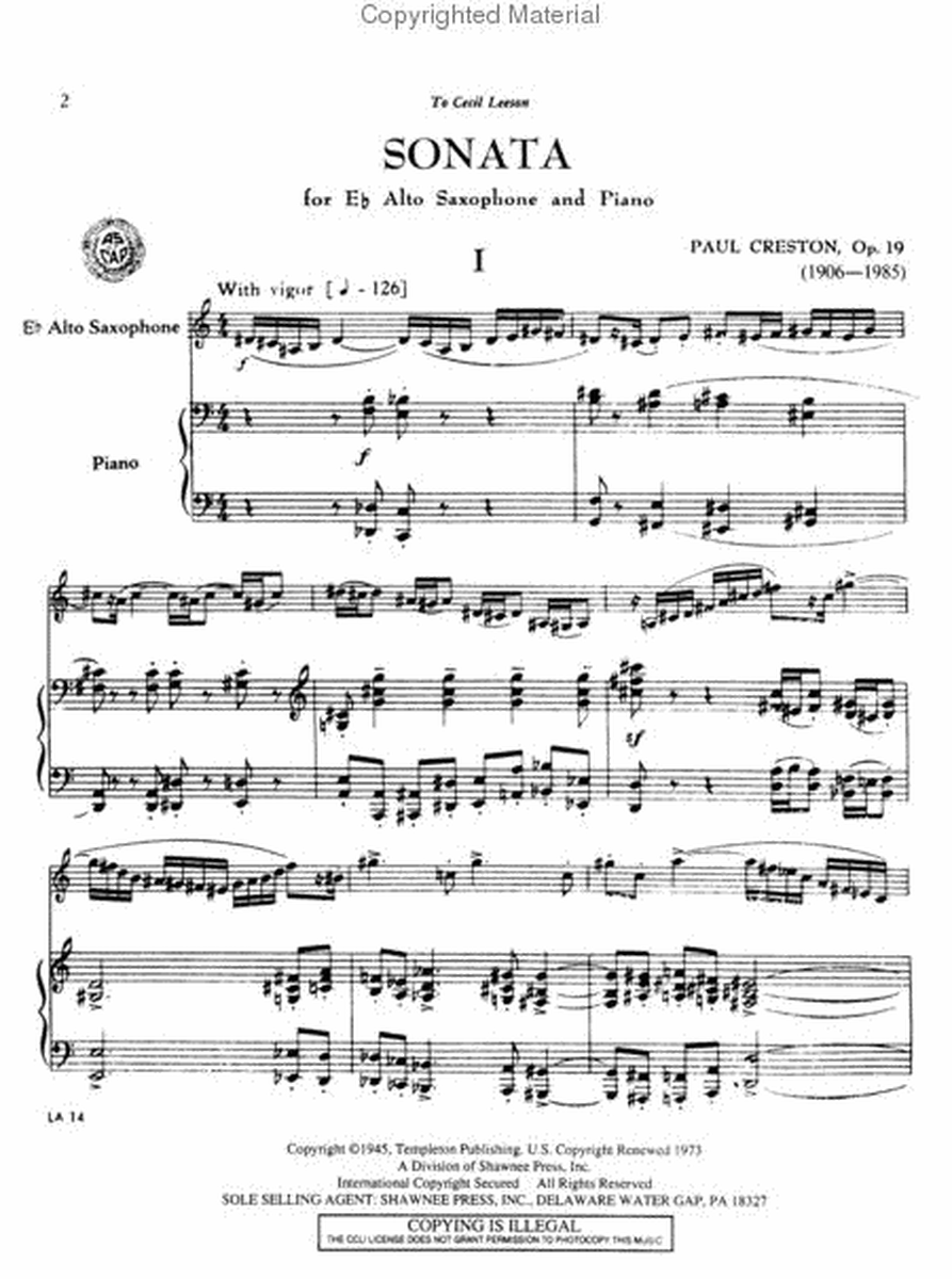 Sonata, Op. 19