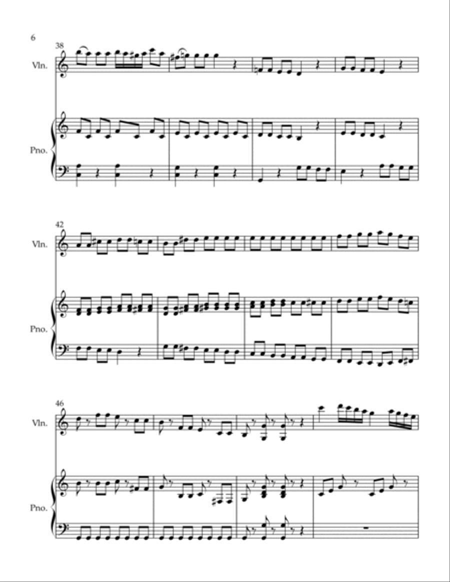 Spiritoso Violin Solo scores gallery preview page 6