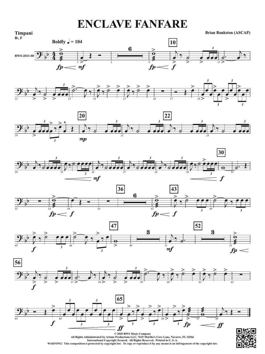 Enclave Fanfare: Timpani