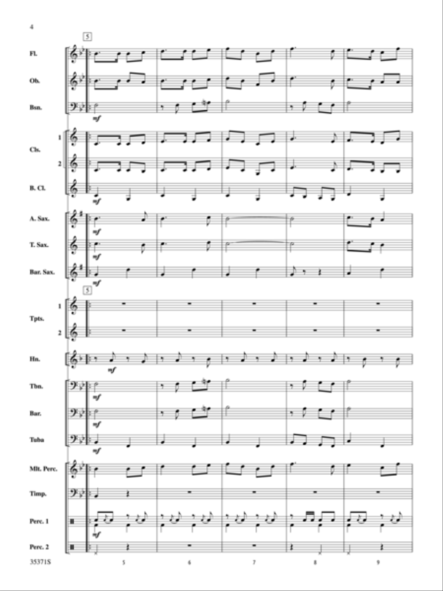 Semper Paratus Concert Band scores gallery preview page 3