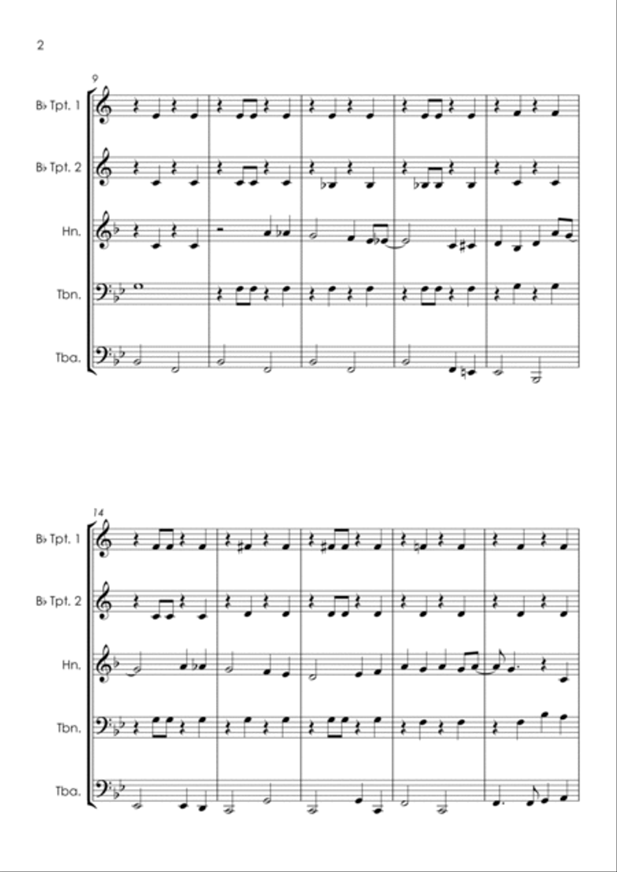 Bring Me Sunshine Horn scores gallery preview page 6