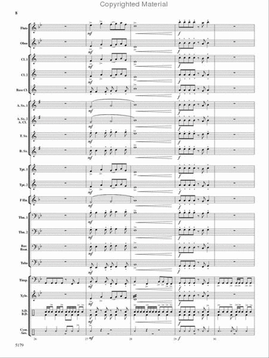 American Journey American Journey Concert Band scores gallery preview page 7