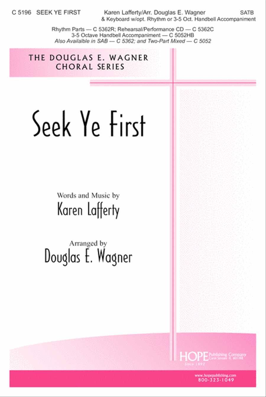 Seek Ye First 4-Part scores gallery preview page 2