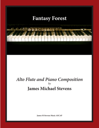 Book cover for Fantasy Forest - Alto Flute & Piano
