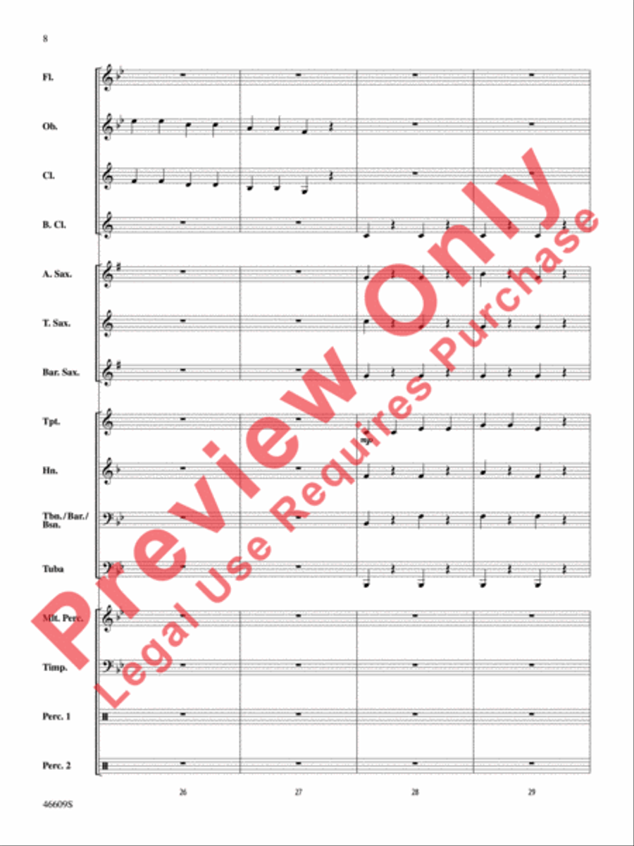 A (Very) Short History of Music Concert Band scores gallery preview page 9