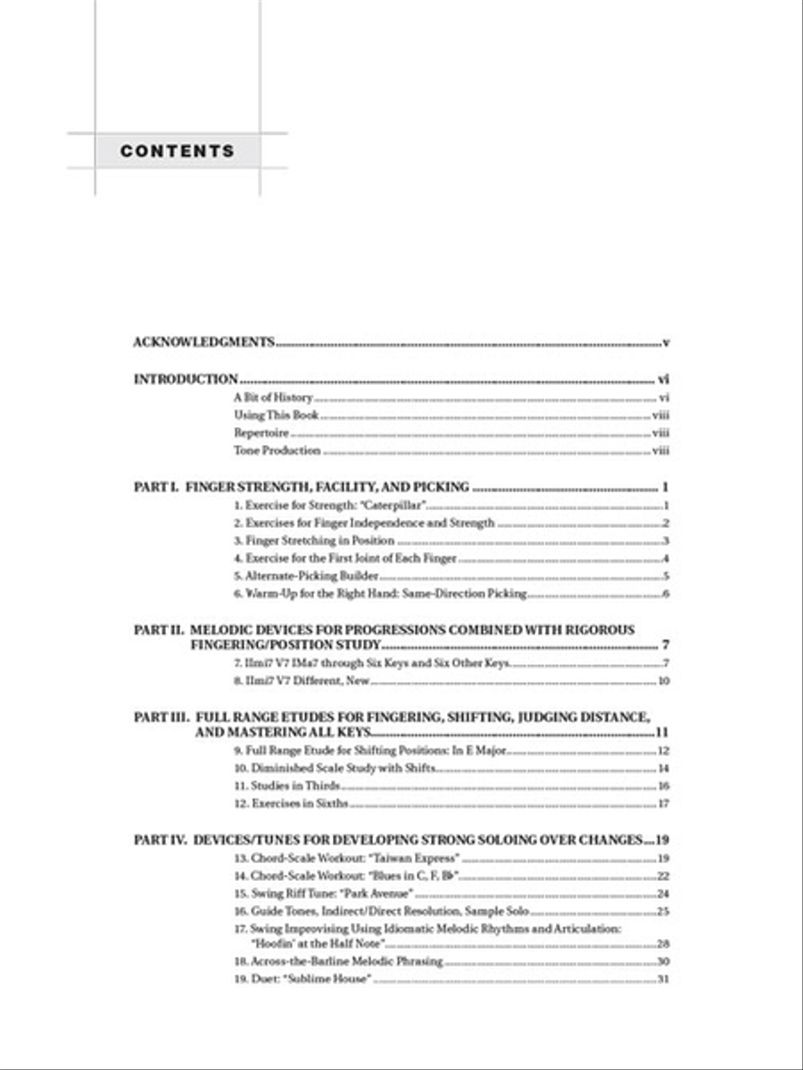 Jazz Swing Guitar Electric Guitar scores gallery preview page 2