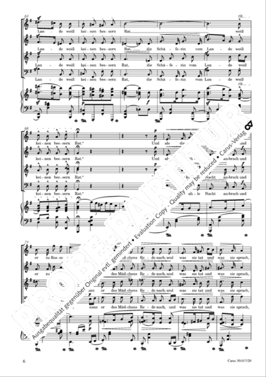Die Schaferin vom Lande Die Schaferin vom Lande 4-Part scores gallery preview page 7