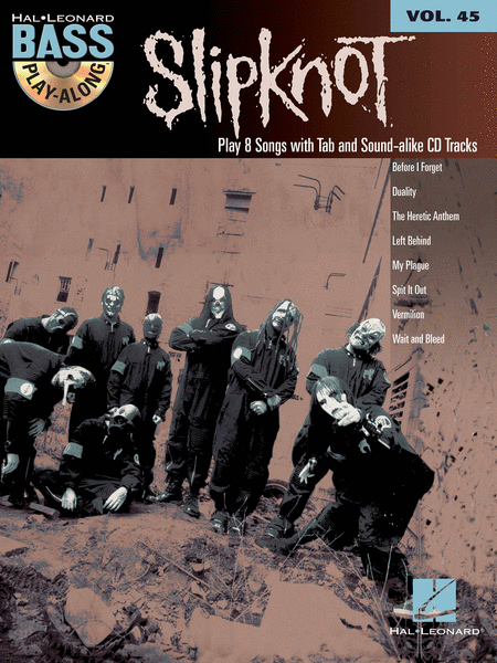 Slipknot (Bass Play-Along Volume 45)